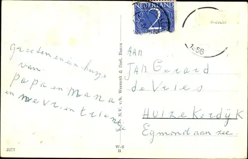 Künstler Ak Wills, John, Kinder in niederländischer Tracht spielen Schule