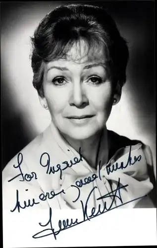 Ak Schauspielerin Jean Kent, Portrait, Autogramm
