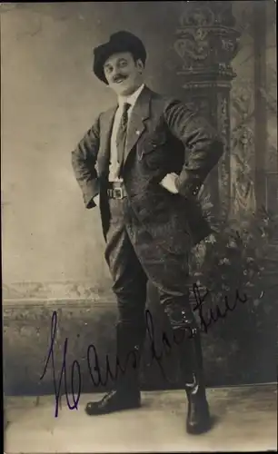 Ak Schauspieler Hans Forster, Autogramm