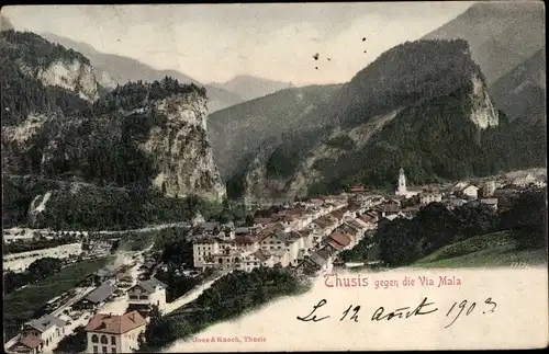 Ak Thusis Kanton Graubünden, Via Mala