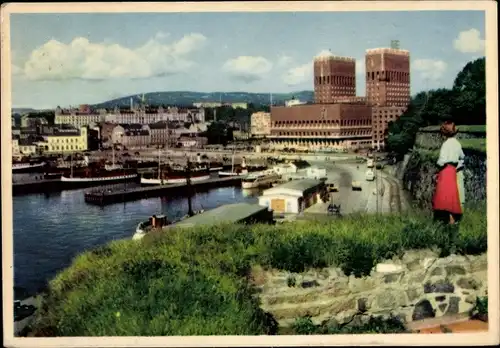 Ak Oslo Norwegen, City Hall