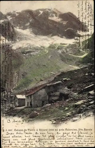 Ak Berard Schweiz, Cabane de Pierre, pres Valorcine, Hte. Savoie
