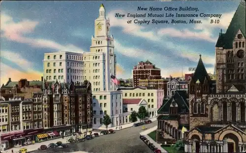 Ak Boston Massachusetts USA, neues Home-Office-Gebäude