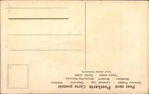 Präge Litho Aus jedem Maiglöckchen erklinge Dir ein Lied