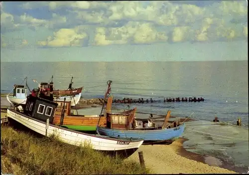 Ak Ostsee, Strand, Fischerboote