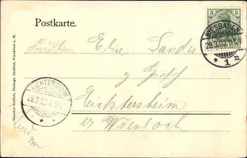 Ak Wiesbaden in Hessen, Nerothal, Totalansicht