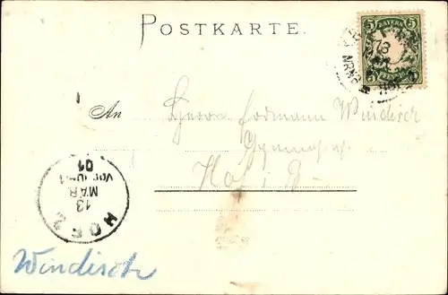 Präge Wappen Litho Prinzregent Luitpold von Bayern, Löwe