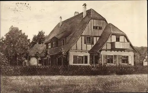 Ak Walewice Wallwitz in der Neumark Ostbrandenburg, Gasthof Heidekrug