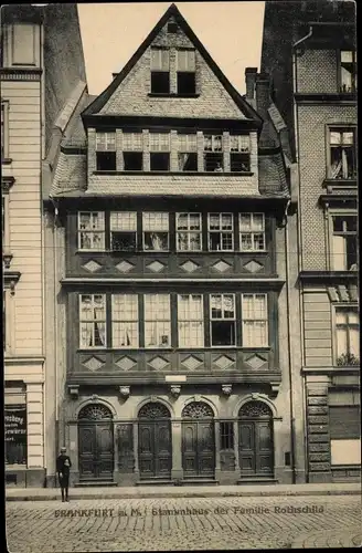 Ak Frankfurt am Main, Stammhaus der Familie Rothschild
