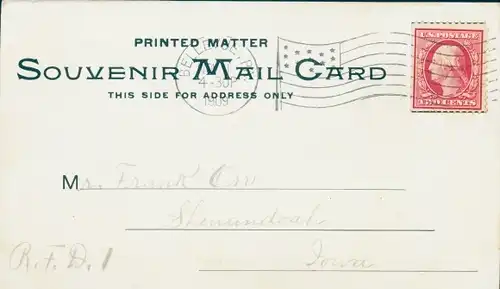 Leporello Ak Allegheny Pennsylvania USA, Carnegie Library, Postamt, Western University