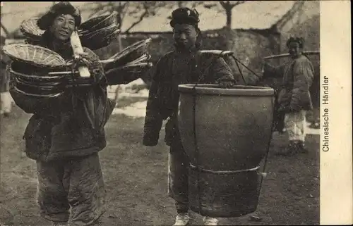 Ak China, Chinesische Händler