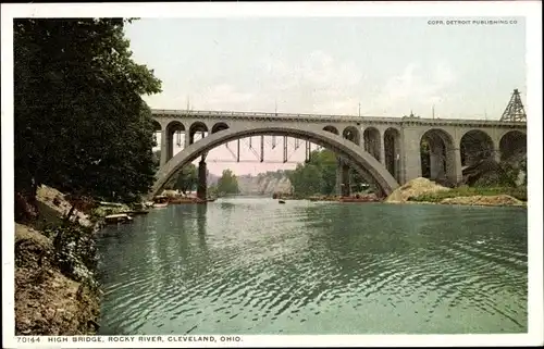 Ak Cleveland Ohio USA, High Bridge, Rocky River