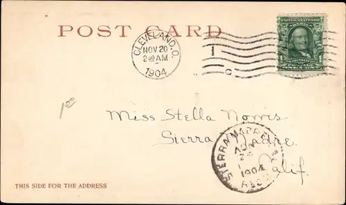 Ak Cleveland Ohio USA, Garfield Memorial