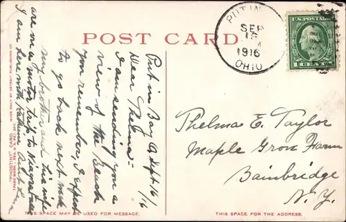 Ak Put-in-Bay Ohio USA, entlang des Wassers