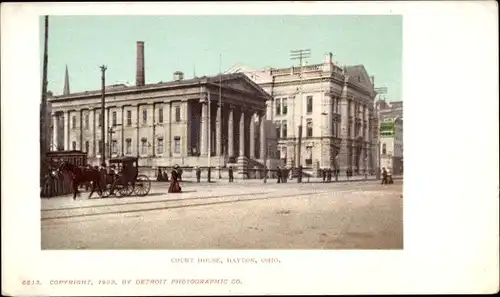 Ak Dayton Ohio USA, Gerichtsgebäude