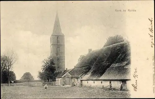 Ak Rolde Drenthe Niederlande, Kirche