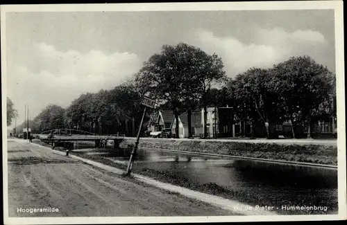 Ak Hoogersmilde Drenthe Niederlande, in der Nähe der Pieter-Hummelenbrug