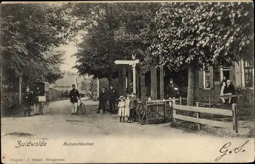 Ak Zuidwolde Drenthe, Hilfspostamt