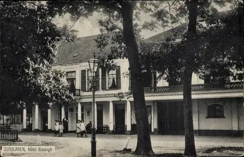 Ak Zuidlaren Drenthe Niederlande, Hotel Sissingh