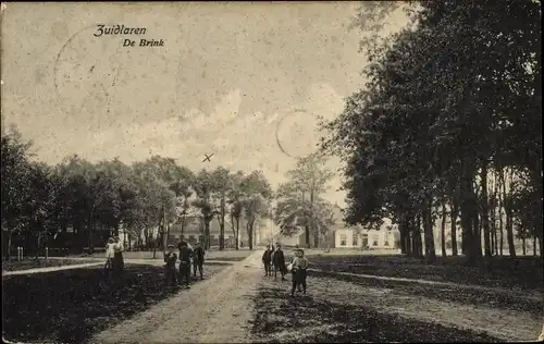 Ak Zuidlaren Drenthe Niederlande, De Brink