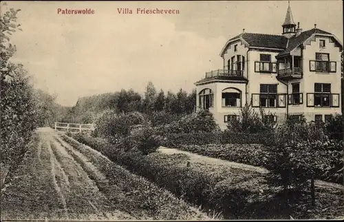 Ak Paterswolde Groningen Niederlande, Villa Friescheveen