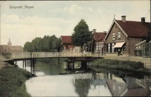 Ak Meppel Drenthe Niederlande, Gasgracht