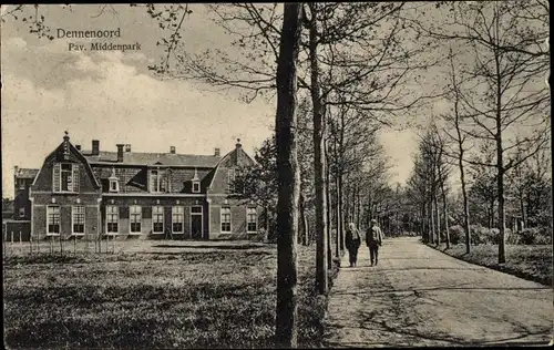 Ak Dennenoord Drenthe Niederlande, Pav. Zentralpark