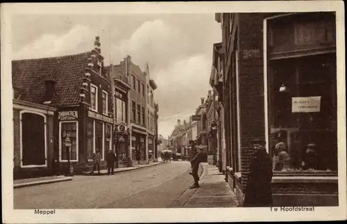 Ak Meppel Drenthe Niederlande, 1e Hoofdstraat