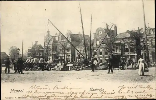 Ak Meppel Drenthe Niederlande, Maatkade