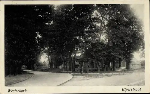 Ak Westerbork Drenthe Niederlande, Elperstraat