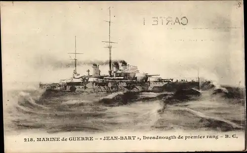 Ak Französisches Kriegsschiff, Jean Bart