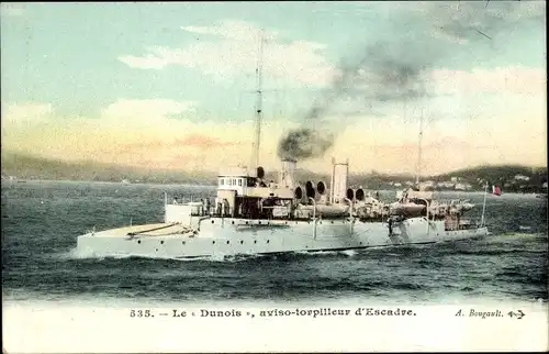 Ak Französisches Kriegsschiff, Dunois