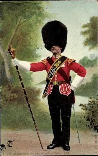 Ak Drum Major 2. Royal Scotch Fusiliers