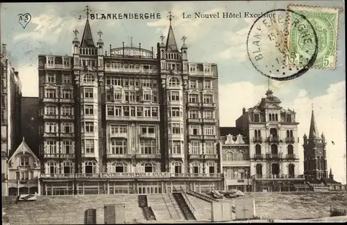 Ak Blankenberghe Blankenberge Westflandern, Neues Hotel Excelsior