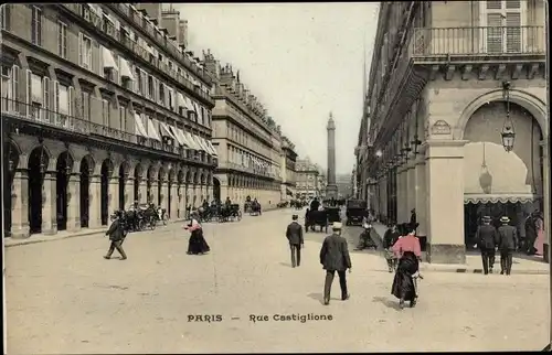 Ak Paris I., Rue Castiglione