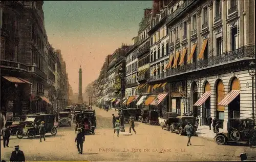 Ak Paris I., La Rue de la Paix