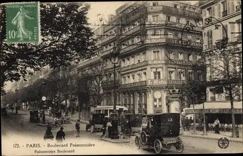 Ak Paris II., Boulevard Poissonnière