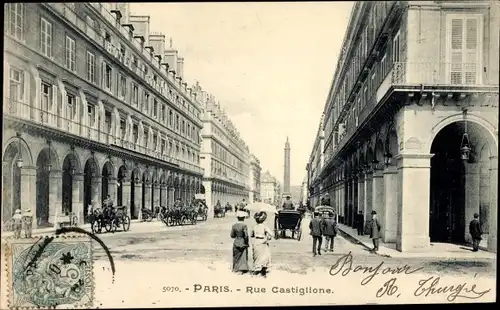 Ak Paris I., Rue Castiglione