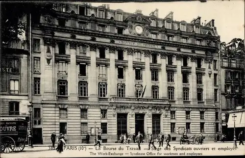 Ak Paris X, Arbeitsamt