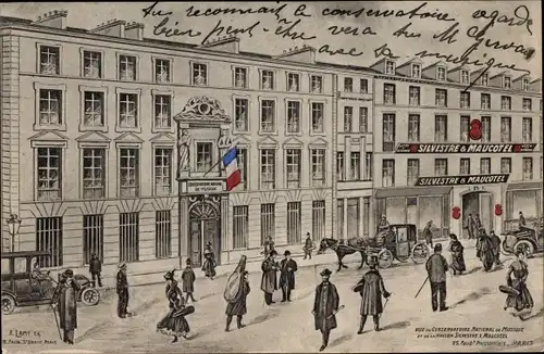 Künstler Ak Bourse de Paris II, Silvestre und Maucotel