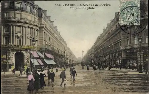 Ak Paris IV, Avenue de l'Opera