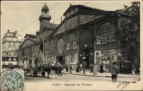 Ak Pariser Tempel, Tempelmarkt