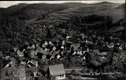 Ak Steinbach Bad Liebenstein in Thüringen, Panorama