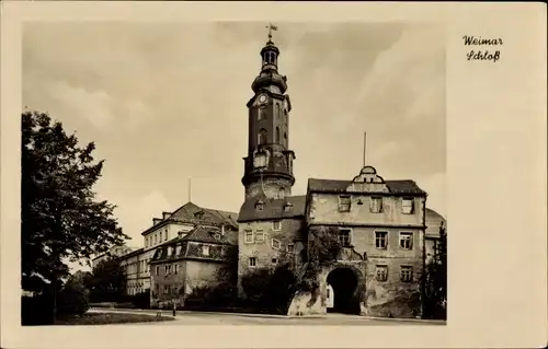 Ak Weimar in Thüringen, Schloss