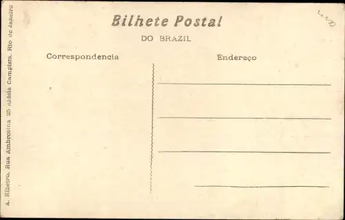 Ak Rio de Janeiro Brasilien, Botafogo e Corcovado