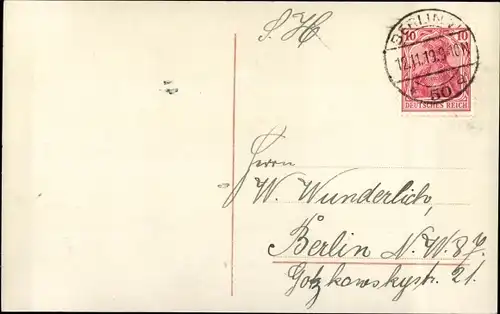 Ak Schauspielerin Mia May, Portrait, Profilansicht, Autogramm