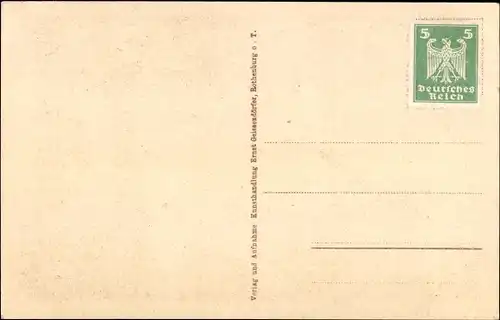 Ak Rothenburg ob der Tauber Mittelfranken, Markusturm