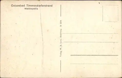 Ak Timmendorfer Strand in Ostholstein, Waldkapelle