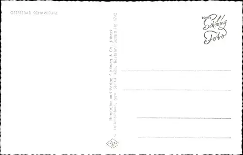 Ak Ostseebad Scharbeutz in Holstein, Ortsansicht