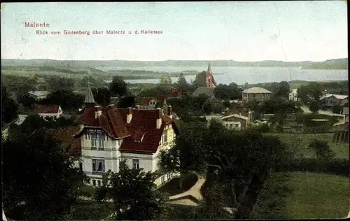 Ak Malente in Ostholstein, Panorama, Blick vom Godenberg, Kellersee